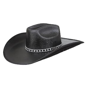 Chapéu Country Preto com Strass Mundial 37477