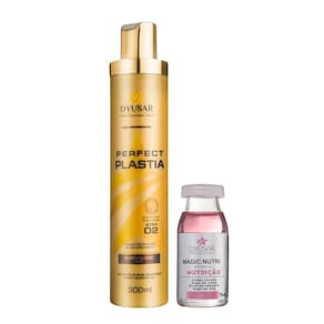 Escova Progressiva 300 Ml E Ampola Nutrição 15Ml Dyusar