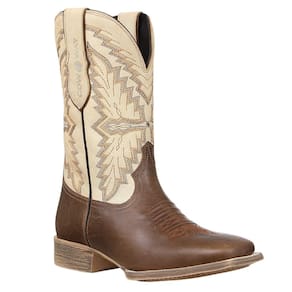 Bota Masculina Bico Quadrado Castanho Cow Way 37506