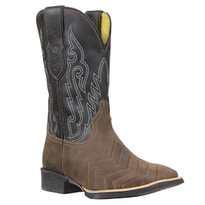 Bota Masculina Café com Preto Escamada Cow Way 37508