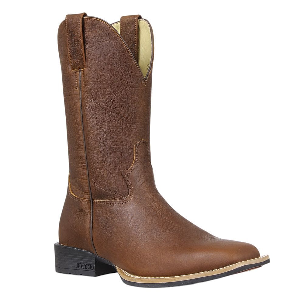 Bota Masculina Marrom Bico Quadrado Jácomo 37513