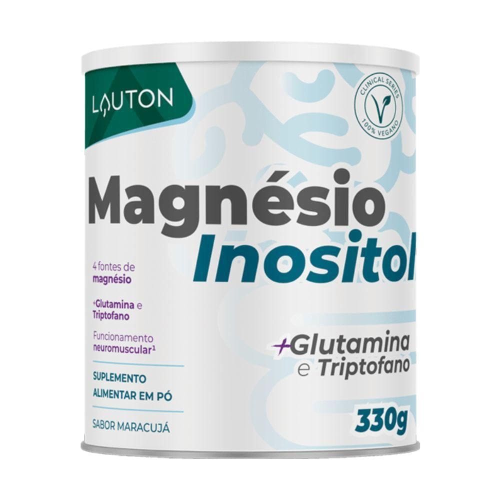 Magnesio Inositol Dimalato Quelato Maracuja 330G - Lauton