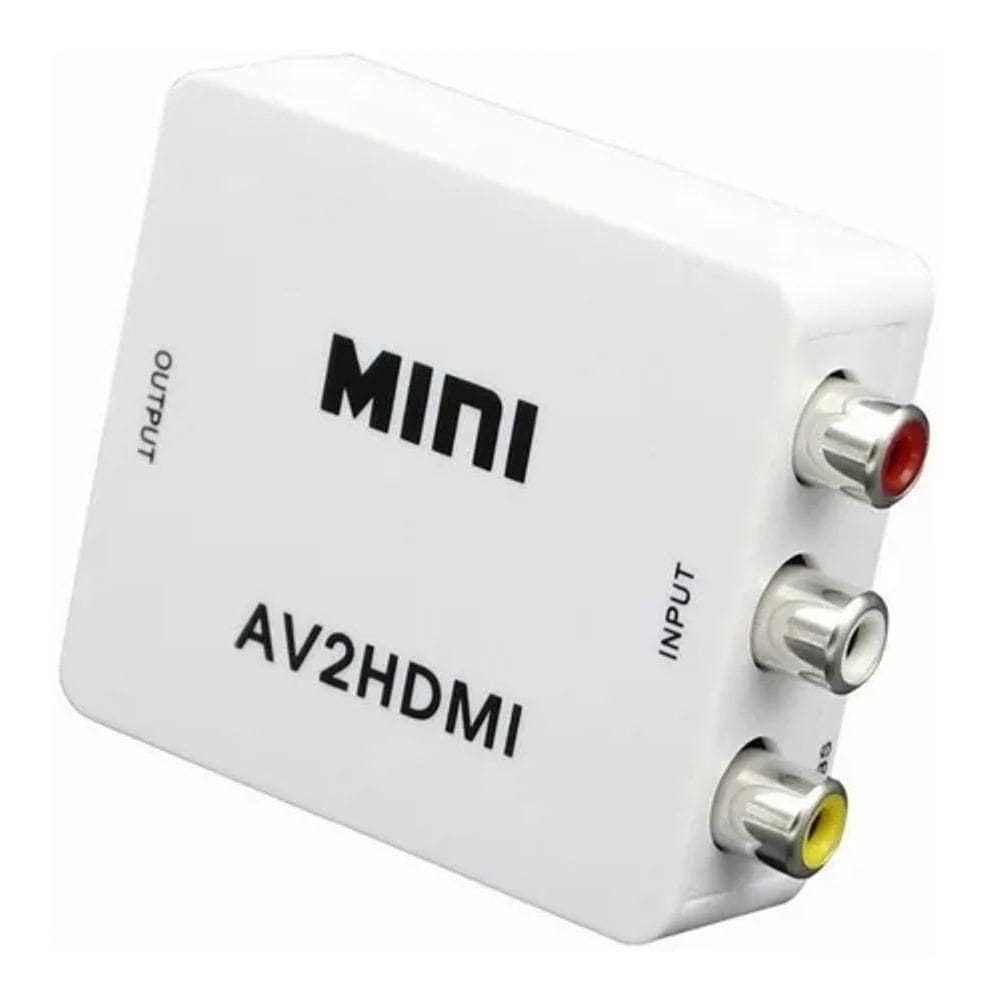 Conversor Adaptador Av Vídeo Mini Hd
