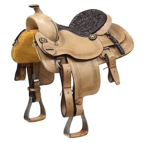 Sela Western para Prova Rédeas Natural 15" Bronc-Steel 37263