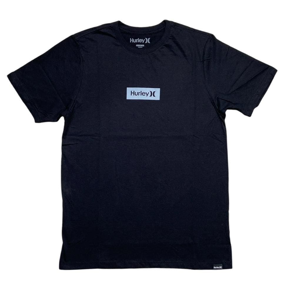 Camiseta Hurley Box SM25 Masculina Preto
