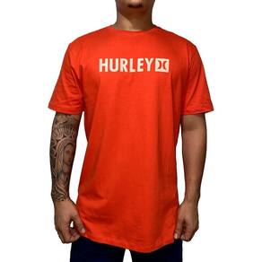Camiseta Hurley Square SM25 Masculina Vermelho