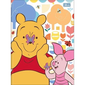 Caderno Brochurão 80Fls Ursinho Pooh Leitão E Pooh Tilibra
