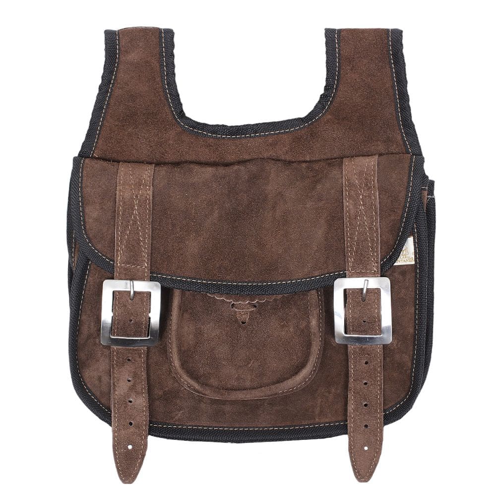 Alforge de Camurça Marrom com Bolso A Pantaneira 37244