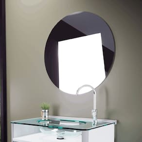 Espelho Decorativo Estilo Redondo 51 Cm Cromado