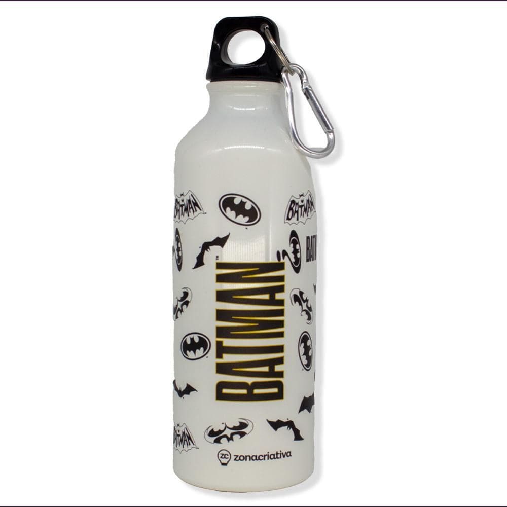 Garrafa Com Mosquetão Batman 85 Anos - Dc Comics
