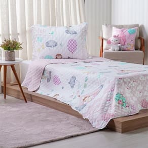 Kit Cobre Leito Solteiro Ultra Lisse Kids Rolinho 160x220cm