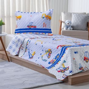 Kit Cobre Leito Solteiro Ultra Lisse Kids Rolinho 160x220cm