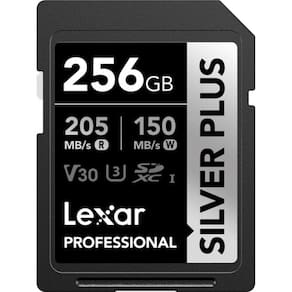 Cartão Memória Lexar Sd Xc 256Gb 205Mb/S Uhs-I V30 Silver