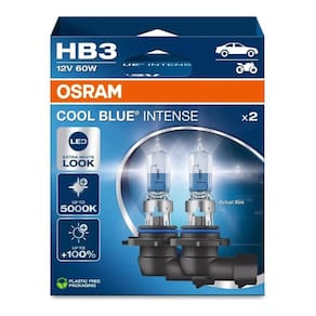 Par Lâmpada Osram Cool Blue Intense Hb3 5000k 60w 12v