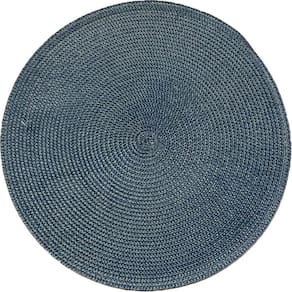Kit 6 Americano Requinte Liso para Mesa Redondo 38cm
