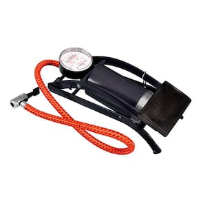 Bomba Manual de Pedal para Inflar 100 PSI Preto - House Tools E179