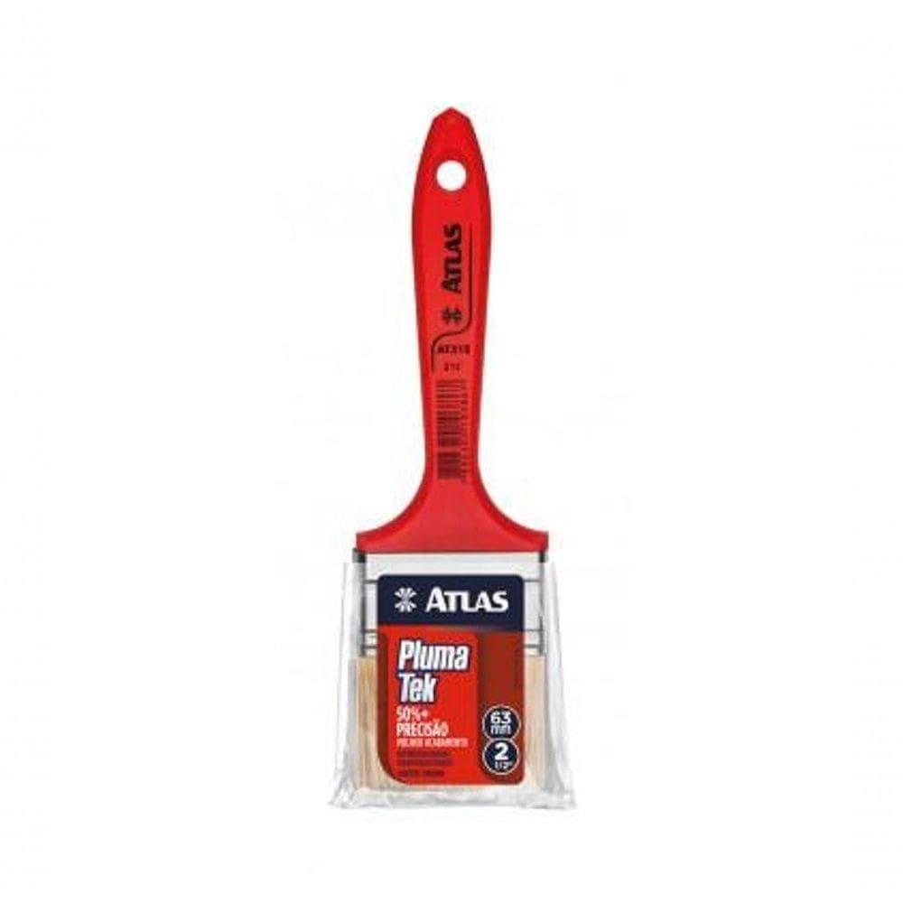 Pincel Para Acabamentos Com Cerdas Sintéticas 2.1/2” - Atlas