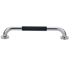 Barra de Apoio Inox 60cm Suporte Antiderrapante Banheiro Box Idoso Criança Gestante Cadeirante Acessibilidade Corrimao Escada Resistente