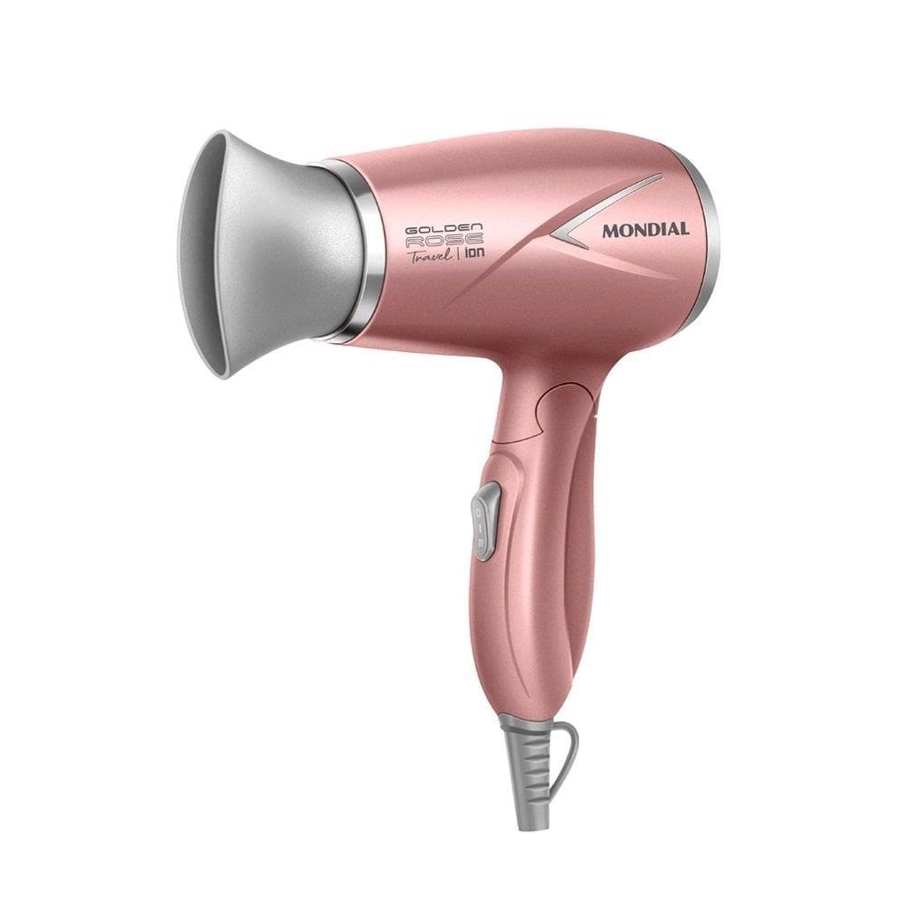 Secador de Cabelo Mondial SC-47-GR | 1200W, Golden Rose, Bivolt