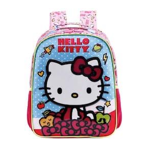 Mochila De Costas Escolar Rosa Hello Kitty Xeryus