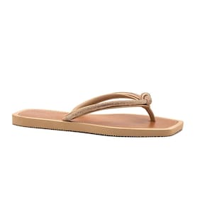 Chinelo Feminino Moderno Casual Detalhe em Brilho