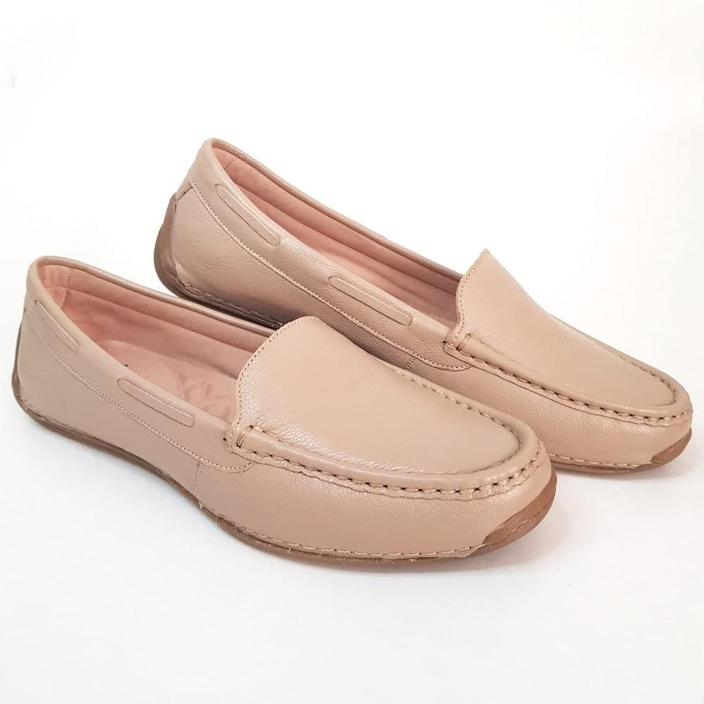 Mocassim Feminino Casual Confortável Modelo Liso