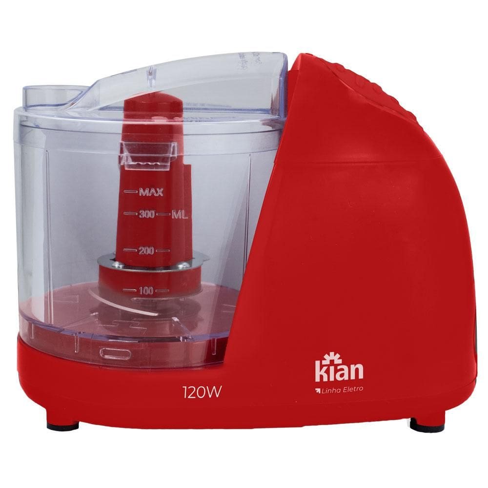 Mini Processador 120W Kian Vermelho 127V