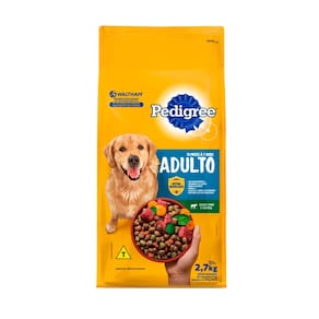 Ração para Cães Pedigree Sabor Carne e Vegetais Adultos 2,7kg