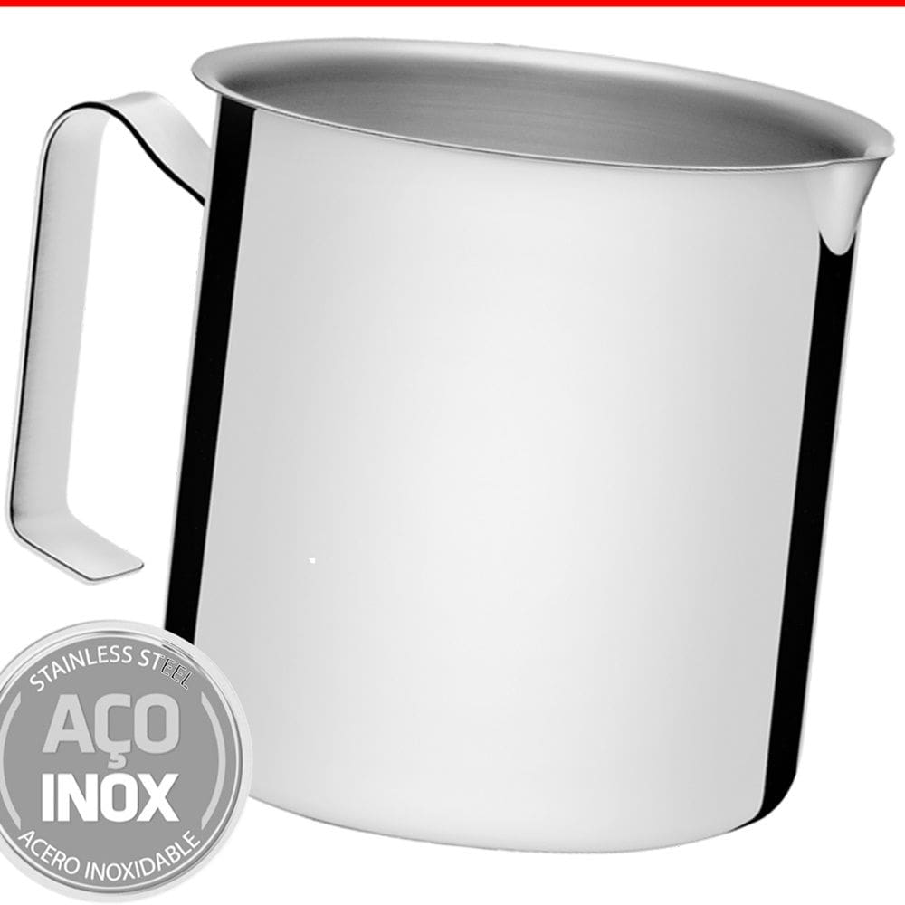 Caneca Fervedor Leiteira Aço Inox Tramontina Allegra 12 1,4l