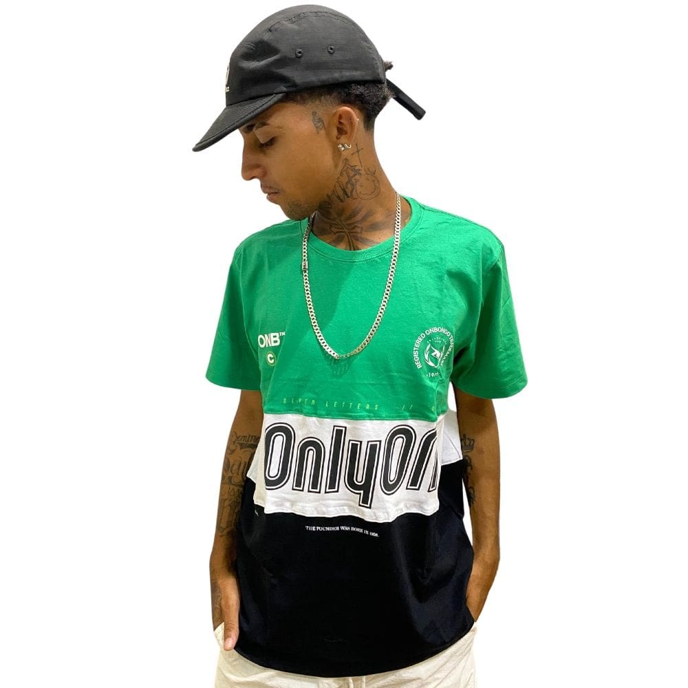 Camiseta Masculina Onbongo Especial Verde ON264