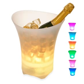 Balde de Gelo Caixa de Som 5 Litros LED RGB Bluetooh Alto Falante Speaker Iluminaçao Festa Reuniao Comemoraçao Musica Evento Entretenimento Diversao