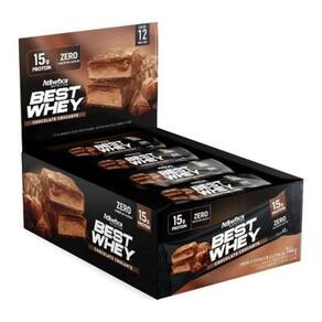 Best Whey Bar 15g Protein (Caixa c/ 12un de 62g) Atlhetica Nutrition