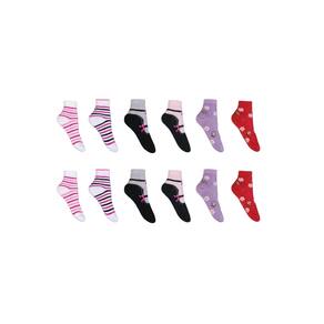 Kit 12 Pares Infantil Divertida Menina Menino - P, M, G