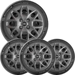 4X Calota Ford Ka Ka Aro 14 Grafite Com Emblema 342Cb