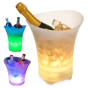 Balde de Gelo Caixa de Som Bluetooth 5 Litros Led RGB Speaker Alto Falante Lazer Festa Reuniao Musica Comemoraçao Diversao Entretenimento
