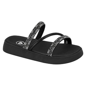 Chinelo Papete Infantil Menina Molekinha Brilho 2358.100