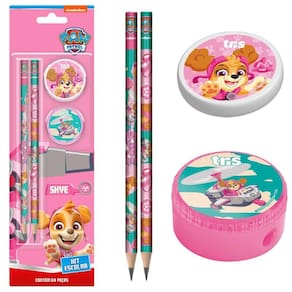 Kit Escolar Patrulha Canina Skye Cartela 4 Peças - Tris