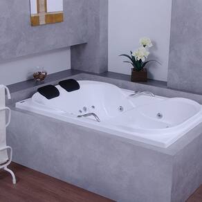 Banheira de Hidromassagem Due Maggiore em Gel Coat Gran Luxo 150cm - sem Aquecedor - Volume Ideal 13 - 220V