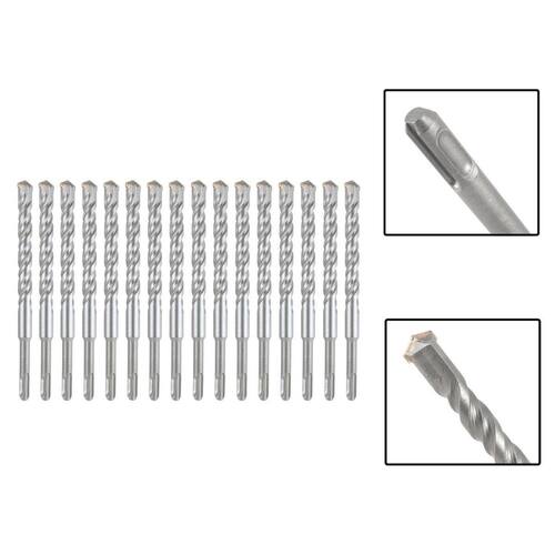 imagem-Jogo 16 Brocas Sds Plus 20X210 Mm Aço Carbono Tungstênio