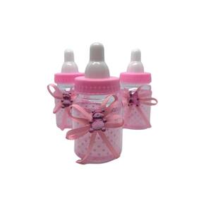 Lembrancinha Mamadeira Decorada Rosa 60ml 10 Un