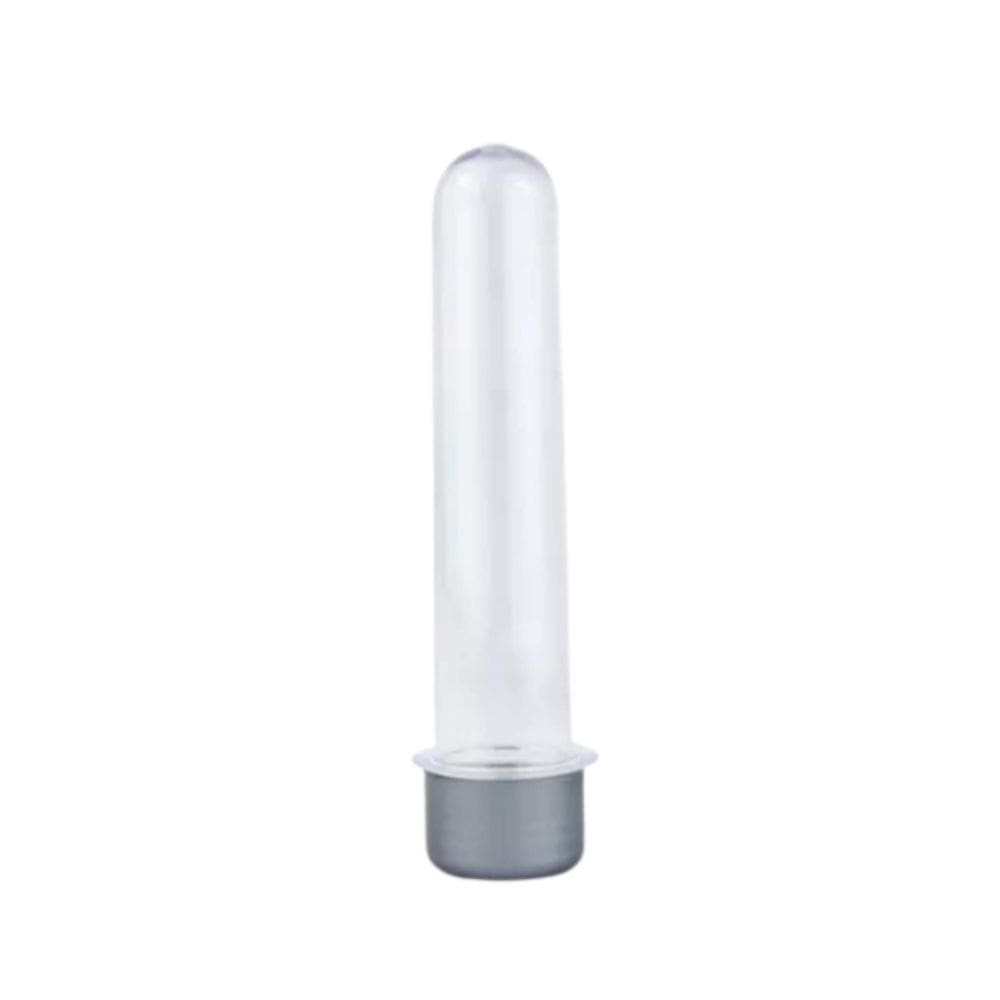 Lembrancinha Tubete Prata 13cm 10 Un