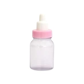 Lembrancinha Mamadeira Lisa Rosa 60ml 10 Un