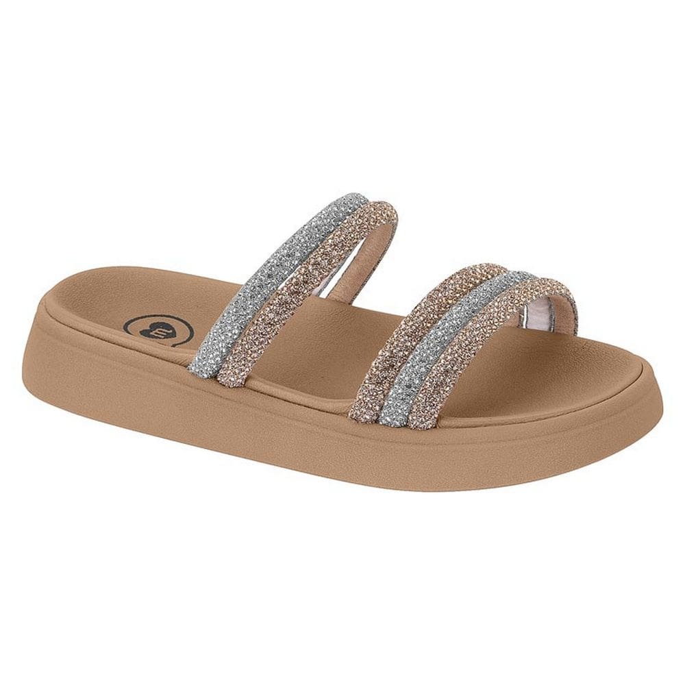 Chinelo Papete Infantil Menina Molekinha Brilho 2358.103