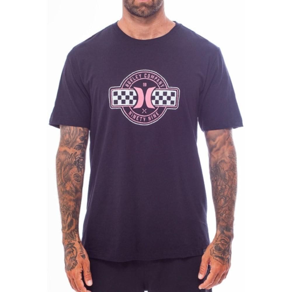 Camiseta Hurley Racing SM25 Masculina Preto