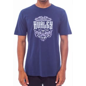 Camiseta Hurley Label SM25 Masculina Marinho