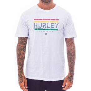 Camiseta Hurley Jam Oversize SM25 Masculina Branco