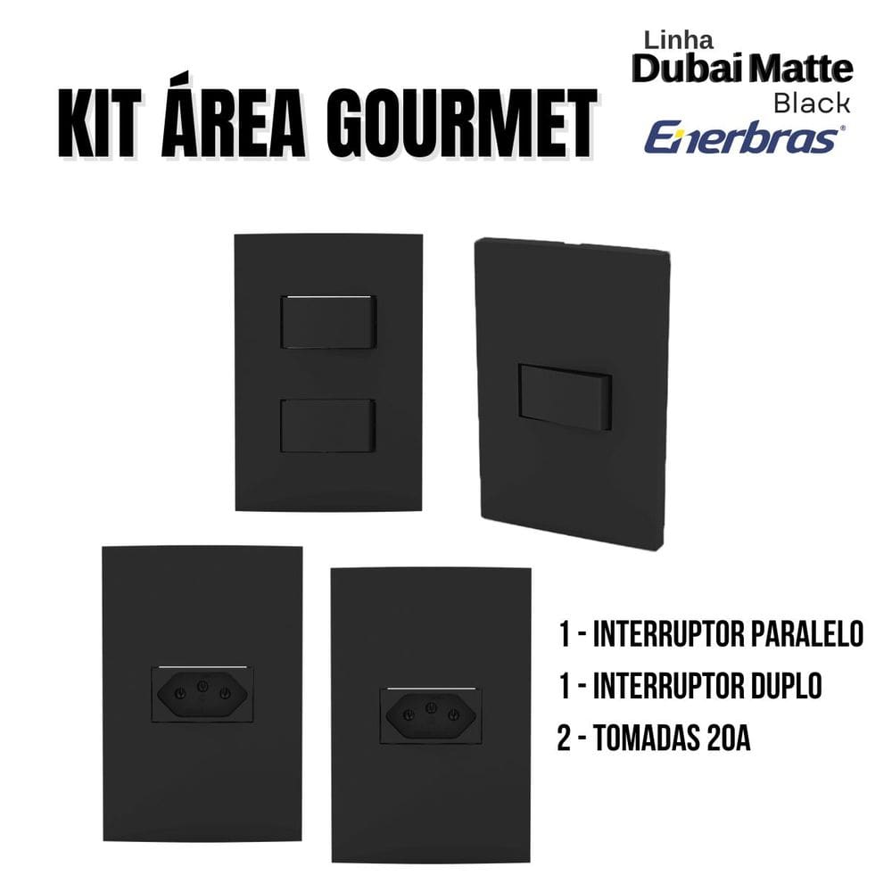 Kit Area Gourmet Black Matte Dubai