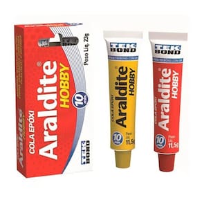 Cola Epoxi 23g Tek Bond Araldite Hobby 10min