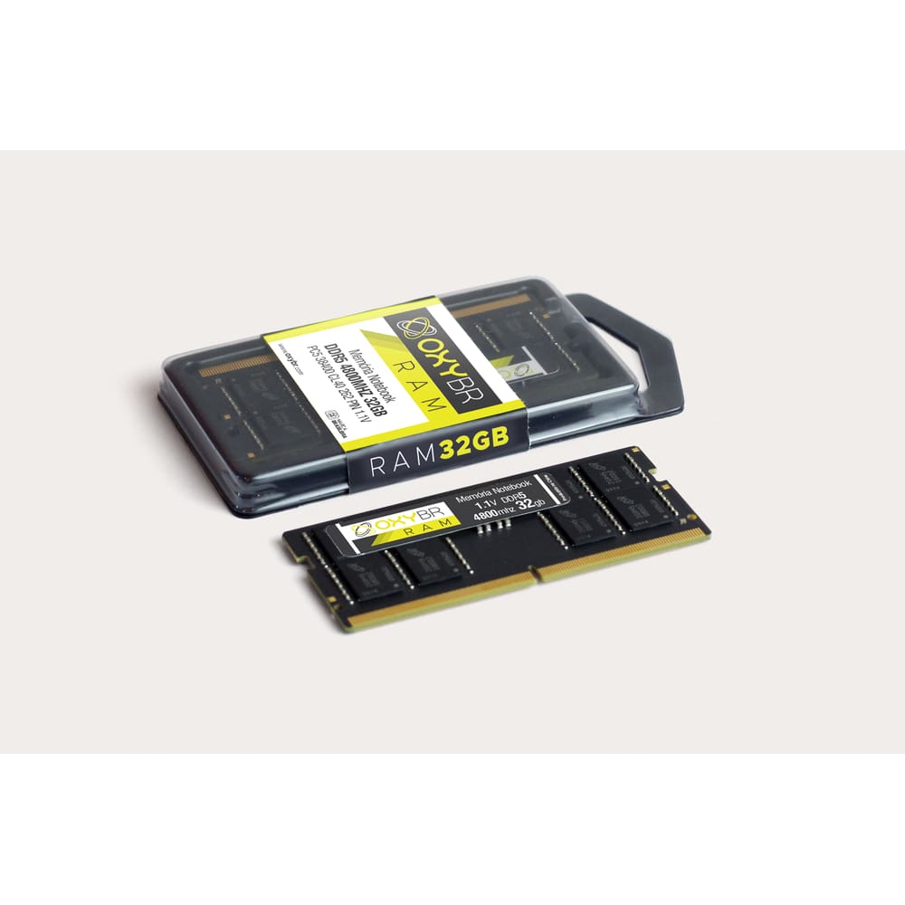 Memória Ram Notebook OxyBR DDR5 32GB 4800MHz
