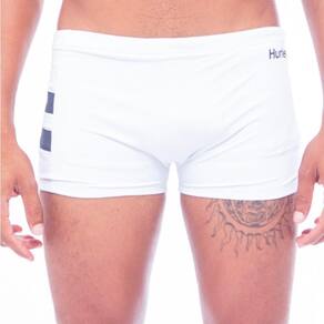 Sunga Hurley Boxer Block Party SM25 Branco